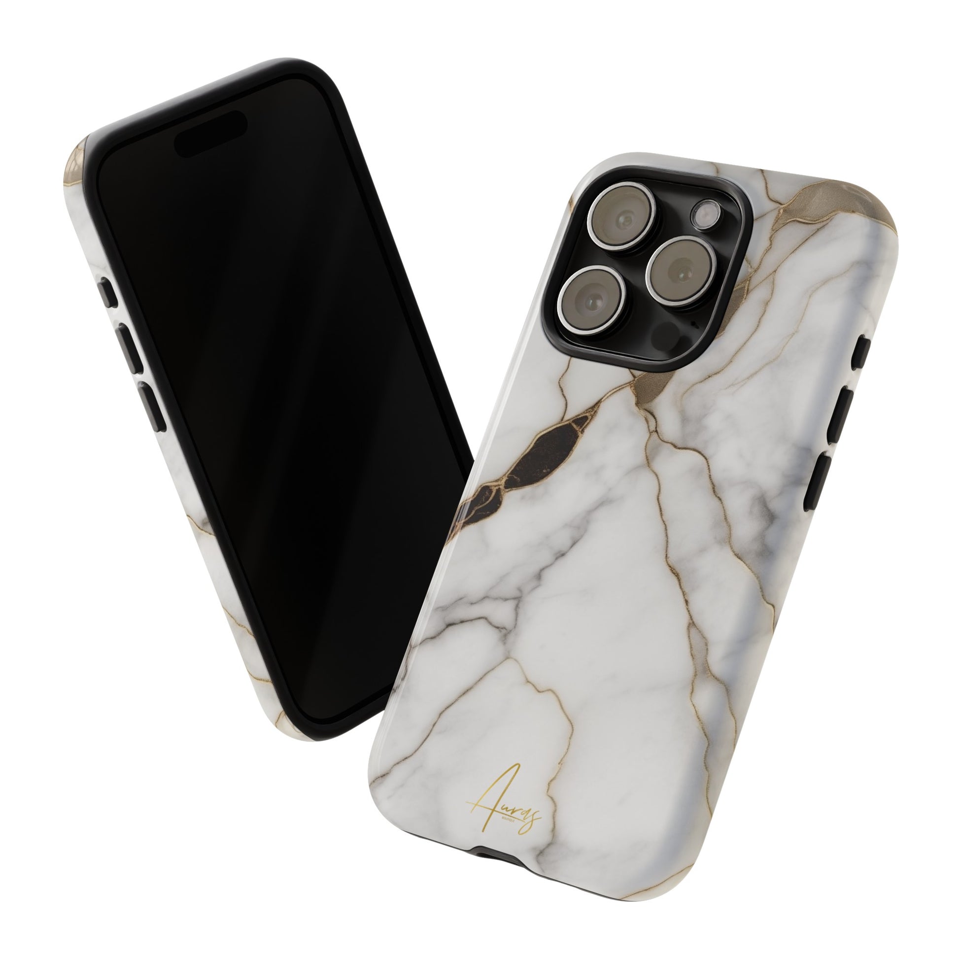 Calacata print phone case mockup image