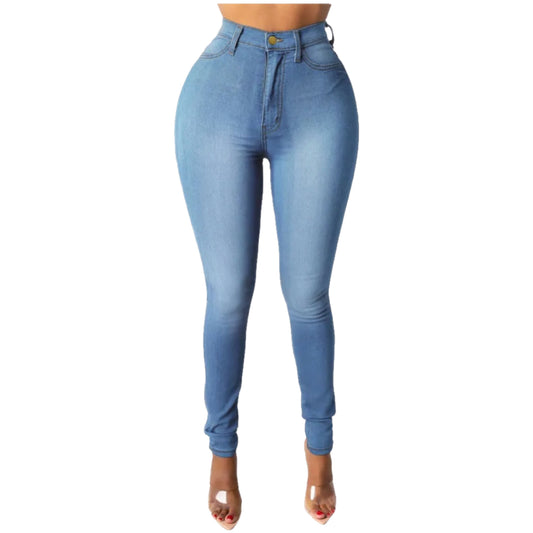 Bae Bleaux denim high-waisted jeans front