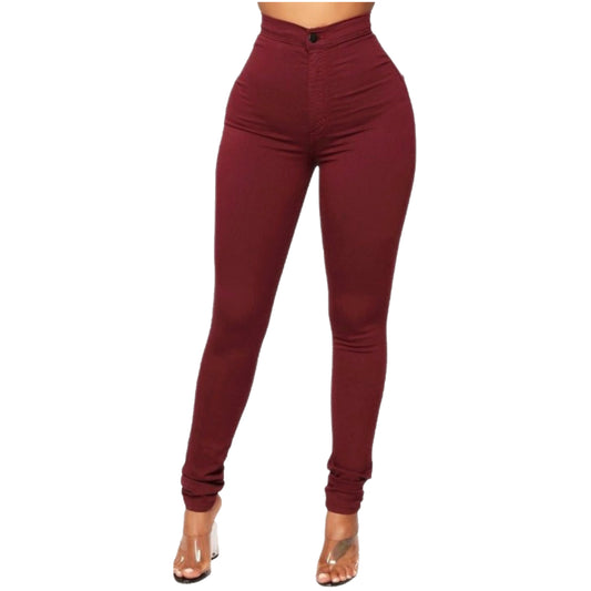 Burgundy Bliss: The Versatile Jeans You Need Now